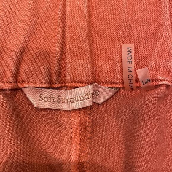 SOFT SURROUNDINGS Metro Burnt Orange Pull On Skinny Pants Medium Petite - Picture 5 of 5